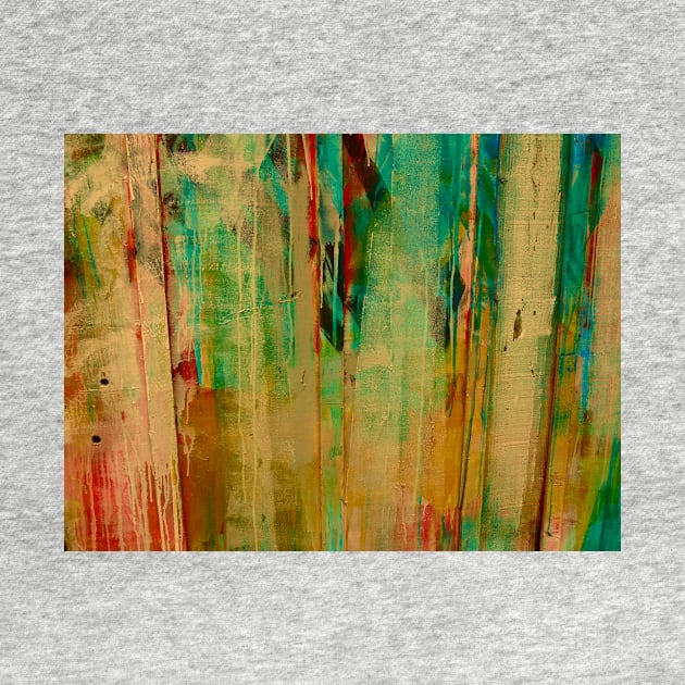 An abstract in pastel shades of soft green and beige. by stevepaint